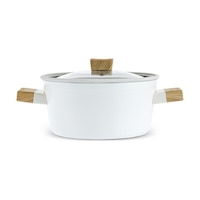 Karaca x Refika Swiss Crystal Creamy Wood Tencere 24 Cm Karaca x Refika Swiss Crystal Creamy Wood Tencere 24 Cm