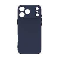 iPhone Uyumlu 17 Pro Max Kılıf Kamera Korumalı Silikon Rubber Arka Kapak Lacivert