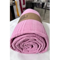 Çeyiz Diyarı Çift Kişilik Yazlık Pamuklu Tek Pike Pembe Pembe Çeyiz Diyarı Çift Kişilik Yazlık Pamuklu Tek Pike Pembe Pembe