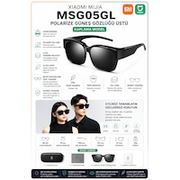 Mijia Numaralı Gözlük Üzerine Takılabilen Polarize Güneş Gözlüğü Uv400 Tac Lens Hafif 23gr Tr90 Çerçeve Msg05gl Siyah Mijia Numaralı Gözlük Üzerine Takılabilen Polarize Güneş Gözlüğü Uv400 Tac Lens Hafif 23gr Tr90 Çerçeve Msg05gl Siyah