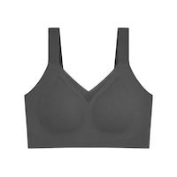 Cottonill Seamless Bra - Elvora Siyah Lazer Kesim Rib Dokulu Tül Detaylı Balensiz Kadın Sütyen Cottonill Seamless Bra - Elvora Siyah Lazer Kesim Rib Dokulu Tül Detaylı Balensiz Kadın Sütyen