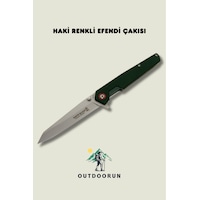 Haki Renkli Efendi Kamp Çakısı - 21,5 Cm Haki Haki Renkli Efendi Kamp Çakısı - 21,5 Cm Haki