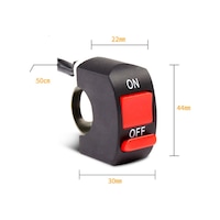 Motosiklet Açma Kapama Düğmesi 3 Kablolu On Off Switch Çok Amaçlı Motosiklet Açma Kapama Düğmesi 3 Kablolu On Off Switch Çok Amaçlı
