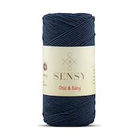 Sensy Premium Chic&easy 200 Gr Mumlu İp Supra İpi Runner İpi Supla İpi Çanta İpi Pase İp Lacivert Sensy Premium Chic&easy 200 Gr Mumlu İp Supra İpi Runner İpi Supla İpi Çanta İpi Pase İp Lacivert