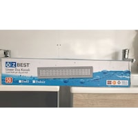 Lineer Duş Kanalı 50 Cm Paslanmaz Çelik Koku Önleyici Elekli Lineer Duş Kanalı 50 Cm Paslanmaz Çelik Koku Önleyici Elekli