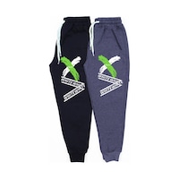 Fyk Kids 2 Li Fermuarlı, Baskılı X Collection Erkek Çocuk Eşofman Altı Füme - Siyah Fyk Kids 2 Li Fermuarlı, Baskılı X Collection Erkek Çocuk Eşofman Altı Füme - Siyah
