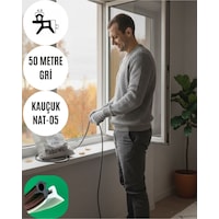 Saf Kauçuk Nat-05 Kapı Pencere Fitili 50 Metre Gri Tamirat Contası Kaliteli Ve Uzun Ömürlü Diğer Saf Kauçuk Nat-05 Kapı Pencere Fitili 50 Metre Gri Tamirat Contası Kaliteli Ve Uzun Ömürlü Diğer