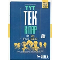 TYT Tek Kitap Tüm Dersler Soru Bankası / Kolektif TYT Tek Kitap Tüm Dersler Soru Bankası / Kolektif