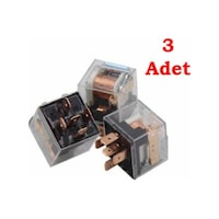 Şeffaf 5 Uçlu Mini Üniversal Röle 40 Amper 12 Volt 3 Adet Şeffaf 5 Uçlu Mini Üniversal Röle 40 Amper 12 Volt 3 Adet