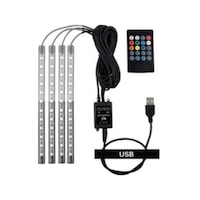 Usb Girişli 12 Ledli Araç İçi Ayak Altı Sese Duyarlı Şerit Led Usb Girişli 12 Ledli Araç İçi Ayak Altı Sese Duyarlı Şerit Led