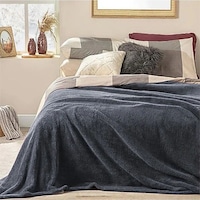 Mulberry Wellsoft Çift Kişilik Antrasit Peluş Polar Televizyon Battaniyesi 220x230 Antrasit Mulberry Wellsoft Çift Kişilik Antrasit Peluş Polar Televizyon Battaniyesi 220x230 Antrasit