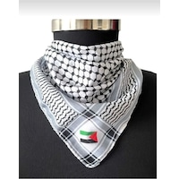 Filistin Temalı Fular 45x45 Unisex Günlük Kullanıma Uygun Puşi Şal Kefiye Filistin Bayrak Afl24106 Siyah - Beyaz Filistin Temalı Fular 45x45 Unisex Günlük Kullanıma Uygun Puşi Şal Kefiye Filistin Bayrak Afl24106 Siyah - Beyaz
