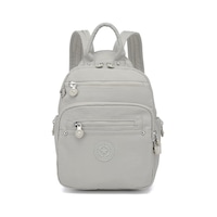 Smart Bags Günlük Küçük Boy Su Geçirmez Krınkıl Kumaş Kadın Sırt Çantası Buz Gri