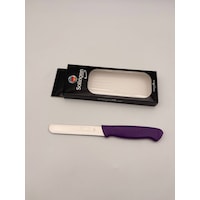Micro Tırtıklı Doğrama Bıçağı 22cm Mor Micro Tırtıklı Doğrama Bıçağı 22cm Mor