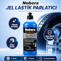 Nobera Jel Lastik Parlatıcı 1 Lt Profesyonel Lastik Parlatma Ve Koruma Spreyi Uzun Süre Kalıcı Parlaklık Nobera Jel Lastik Parlatıcı 1 Lt Profesyonel Lastik Parlatma Ve Koruma Spreyi Uzun Süre Kalıcı Parlaklık