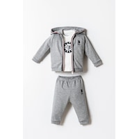 U.s. Polo Assn. Erkek Bebek Gri 3lü Takım 5274-49958 gri U.s. Polo Assn. Erkek Bebek Gri 3lü Takım 5274-49958 gri