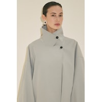 Manuka Melva Geniş Kol Kısa Trençkot Mavi Ss26trc00003-22 Mavi Manuka Melva Geniş Kol Kısa Trençkot Mavi Ss26trc00003-22 Mavi