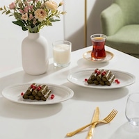 Porsima 4464 Beliz Porselen Kayık Tabak Seti - Oval Kahvaltılık Sunumluk Seti 20cm Beyaz Porsima 4464 Beliz Porselen Kayık Tabak Seti - Oval Kahvaltılık Sunumluk Seti 20cm Beyaz