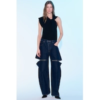 Sagaza Studio Ss6044 Düğümlü Bluz SIYAH Sagaza Studio Ss6044 Düğümlü Bluz SIYAH
