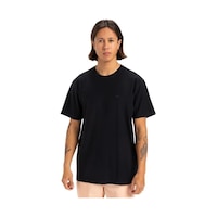 Quiksilver Slub Roundneck Erkek T-shirt-29758 Siyah Quiksilver Slub Roundneck Erkek T-shirt-29758 Siyah