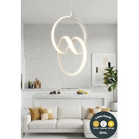 3 Renkli Signature Beyaz Sarkıt Avize Modern Salon, Mutfak, Çocuk Odası Ve Antre Aydınlatma 3 Renkli Signature Beyaz Sarkıt Avize Modern Salon, Mutfak, Çocuk Odası Ve Antre Aydınlatma