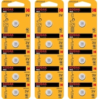 Kodak Max CR1220 Lityum Düğme Pil 5 x 3'lü Kodak Max CR1220 Lityum Düğme Pil 5 x 3'lü