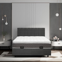 Azra Yatak Elite Pedli Tam Ortopedik Yatak Baza Başlık Seti 160x200 Azra Yatak Elite Pedli Tam Ortopedik Yatak Baza Başlık Seti 160x200