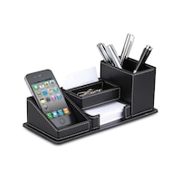 Masaüstü Deri Kalemlik - telefon+kalemlik+ataçlık+iğnelik+kartvizit Masaüstü Deri Kalemlik - telefon+kalemlik+ataçlık+iğnelik+kartvizit