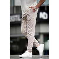 Madmext Madmext Ekoseli Bej Jogger Mad4081-bej Bej Madmext Madmext Ekoseli Bej Jogger Mad4081-bej Bej