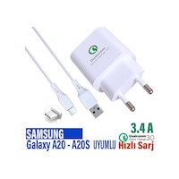 Samsung Galaxy Uyumlu A20 Hızlı Şarj Tyepc A20s Aleti Type c Samsung Galaxy Uyumlu A20 Hızlı Şarj Tyepc A20s Aleti Type c