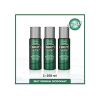 Brut Original Erkek Sprey Deodorant 3 x 200 ML Brut Original Erkek Sprey Deodorant 3 x 200 ML