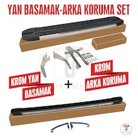 Türkmen Peugeot Rifter Yan Basamak-arka Koruma Set 2019 Ve Üzeri Türkmen Peugeot Rifter Yan Basamak-arka Koruma Set 2019 Ve Üzeri