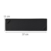 Siyah Uzun Silikon Kötü Koku Önleyici Mat Gider Kapağı Tıpası – Banyo, Mutfak ve Balkon Lavabo Gider 37x11 cm Siyah Uzun Silikon Kötü Koku Önleyici Mat Gider Kapağı Tıpası – Banyo, Mutfak ve Balkon Lavabo Gider 37x11 cm
