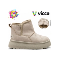 Vicco Bona Kürklü Hugg Ortopedik Çocuk Bot Bej Vicco Bona Kürklü Hugg Ortopedik Çocuk Bot Bej