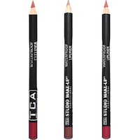 Tca Studio Make Up Brown + Fire Brick + Rose + Waterproof Lipliner Dudak Kalemi Tca Studio Make Up Brown + Fire Brick + Rose + Waterproof Lipliner Dudak Kalemi