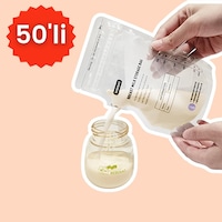 Bebebao Anne Sütü Saklama Poşeti 200 Ml 50'li Bebebao Anne Sütü Saklama Poşeti 200 Ml 50'li