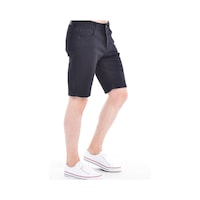 Cedy Denim Erkek Kot Şort Slim Fit Jean Şort - C342 Siyah Cedy Denim Erkek Kot Şort Slim Fit Jean Şort - C342 Siyah