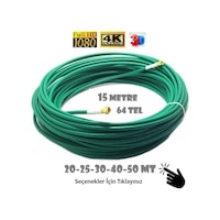 15 Metre 64 Tel Rg6/u4 Gold Uçlu Anten Kablosu 3d 4k Fullhd 1080 Tak Kullan - Yeşil 15 Metre 64 Tel Rg6/u4 Gold Uçlu Anten Kablosu 3d 4k Fullhd 1080 Tak Kullan - Yeşil