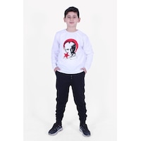 Fyk Kids Atatürk Baskılı Uzun Kollu Alt-üst Çocuk Takım Beyaz Fyk Kids Atatürk Baskılı Uzun Kollu Alt-üst Çocuk Takım Beyaz