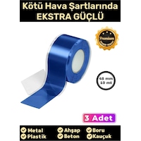 Süper Güçlü Su Geçirmez Sızdırmaz Mavi Renk Çok Amaçlı Tamir Ve İzolasyon Bandı 48mm X 10m - 3 Adet Süper Güçlü Su Geçirmez Sızdırmaz Mavi Renk Çok Amaçlı Tamir Ve İzolasyon Bandı 48mm X 10m - 3 Adet