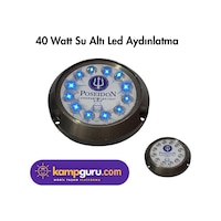 Poseidon Yeni 12 Ledli Mavi 12 Volt - 24 Volt, 40 Watt Led Su Altı Aydınlatma Poseidon Yeni 12 Ledli Mavi 12 Volt - 24 Volt, 40 Watt Led Su Altı Aydınlatma