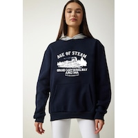 3'lu Paket Bej Gri Siyah Oversize Sweatshirt Laci Lacivert 3'lu Paket Bej Gri Siyah Oversize Sweatshirt Laci Lacivert