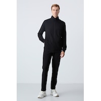 Tommy Life Siyah Pamuklu Kalın Yumuşak Dokulu Comfort Fit Basic Erkek Eşofman Takım - 85260 Siyah Tommy Life Siyah Pamuklu Kalın Yumuşak Dokulu Comfort Fit Basic Erkek Eşofman Takım - 85260 Siyah