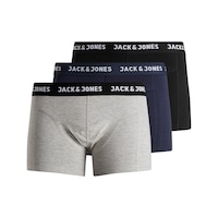 Jack & Jones 12160750 3 lü Erkek Siyah Boxer Jack & Jones 12160750 3 lü Erkek Siyah Boxer