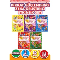Dikkat Güçlendirici ve Zeka Geliştirici Etkinlik Seti 4 - 6 Yaş Dikkat Güçlendirici ve Zeka Geliştirici Etkinlik Seti 4 - 6 Yaş