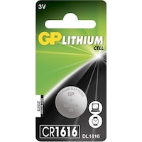 GP CR1616 3V Lityum Düğme Pil (1 Adet) GP CR1616 3V Lityum Düğme Pil (1 Adet)