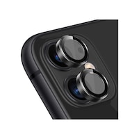 Buff Apple Uyumlu iPhone 11 / 12 / 12 Mini Kamera Metal Lens Koruyucu Siyah Buff Apple Uyumlu iPhone 11 / 12 / 12 Mini Kamera Metal Lens Koruyucu Siyah