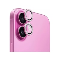 Apple Uyumlu iPhone 16 Ve 16 Plus Pembe Pink Taşlı Kamera Lens Koruyucu Cam Pembe Apple Uyumlu iPhone 16 Ve 16 Plus Pembe Pink Taşlı Kamera Lens Koruyucu Cam Pembe