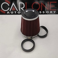 Ayarlanabilir Çaplı Açık Hava Filtresi Dar Kırmızı Renk 60mm-70mm-76mm Ayarlanabilir Çaplı Açık Hava Filtresi Dar Kırmızı Renk 60mm-70mm-76mm