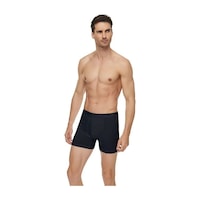 Tutku Elit Erkek Modal Elastan Boxer 6'lı 1251 Siyah Tutku Elit Erkek Modal Elastan Boxer 6'lı 1251 Siyah